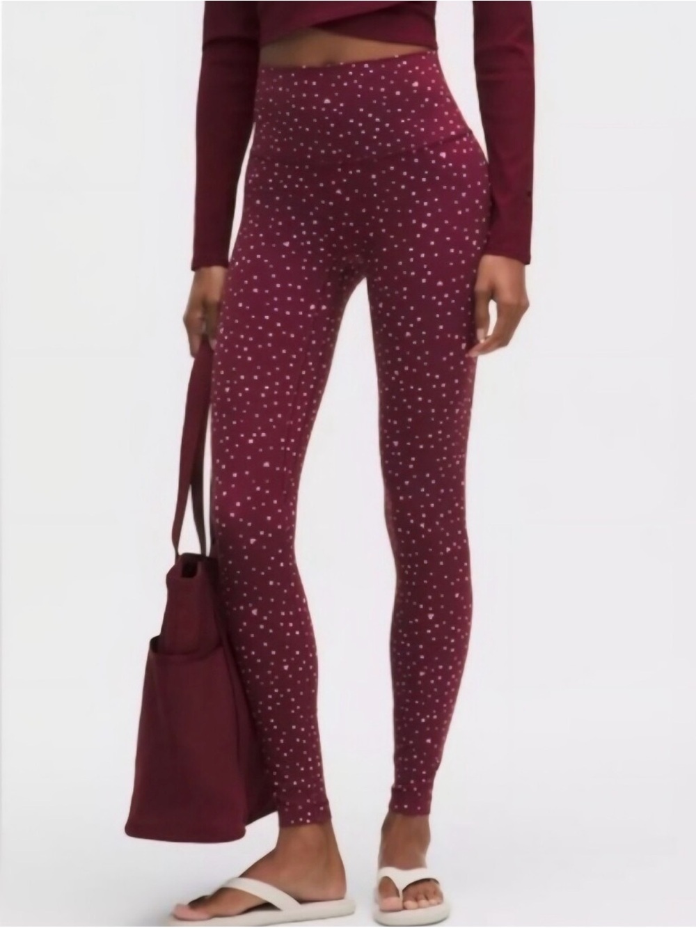 lululemon athletica Scattered Hearts NWT Align Leggings SIZE 10
